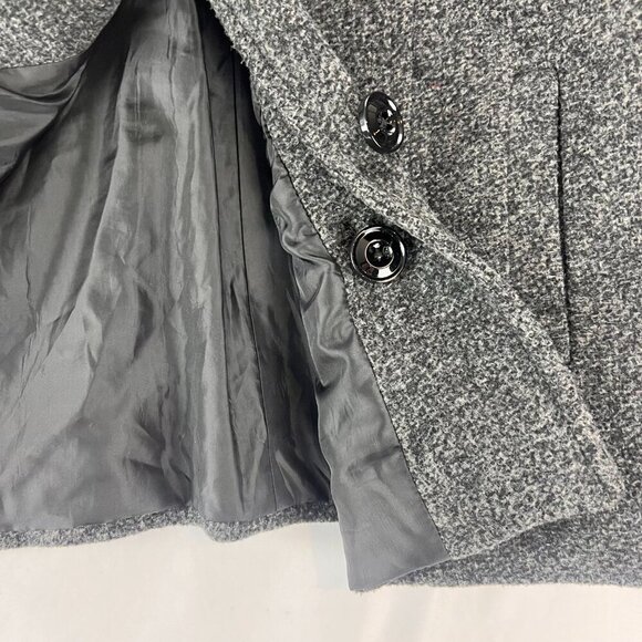 London Fog Grey Wool Blend Size PL - Picture 3 of 7